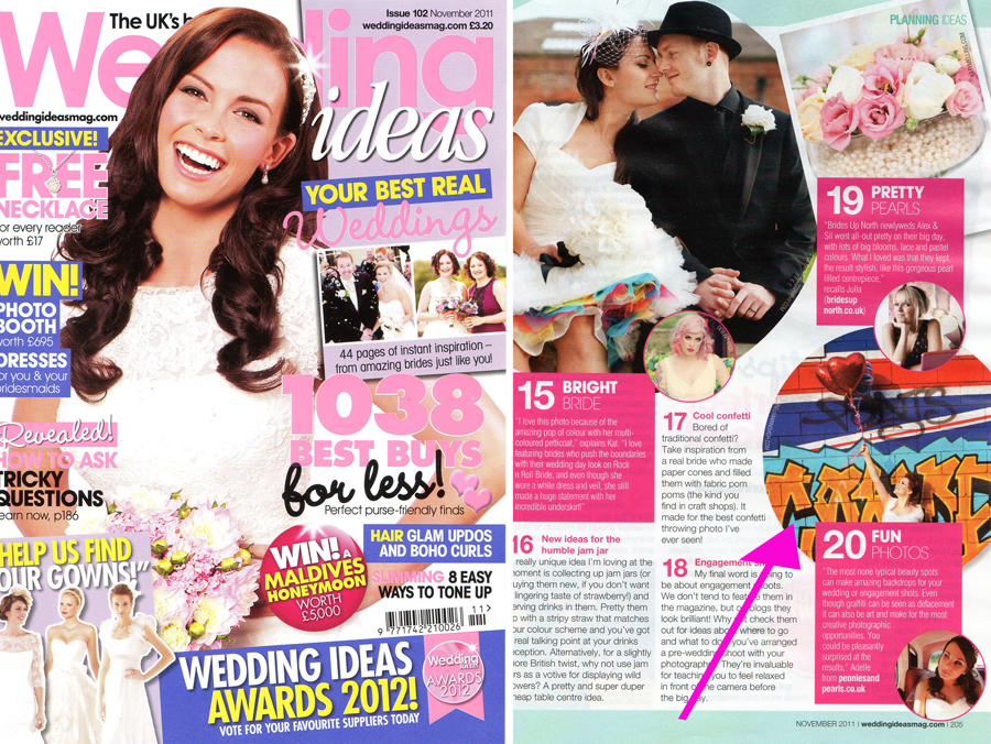 "Anneli Marinovich Photography in Wedding Ideas Magazine"