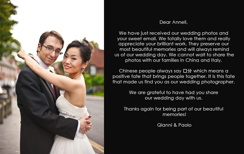 Happy clients - Qianni "client-testimonial"