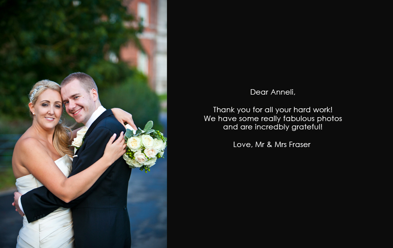 Happy clients - Rebecca & Ben "client-testimonial"