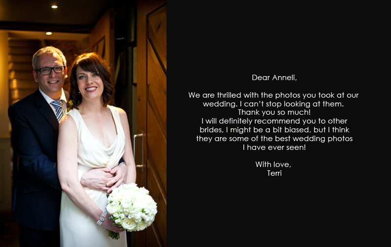 Happy clients - Terri "client-testimonial"