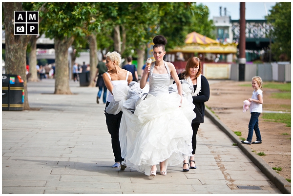 "Anneli Marinovich in London BRIDE Magazine Shoot"