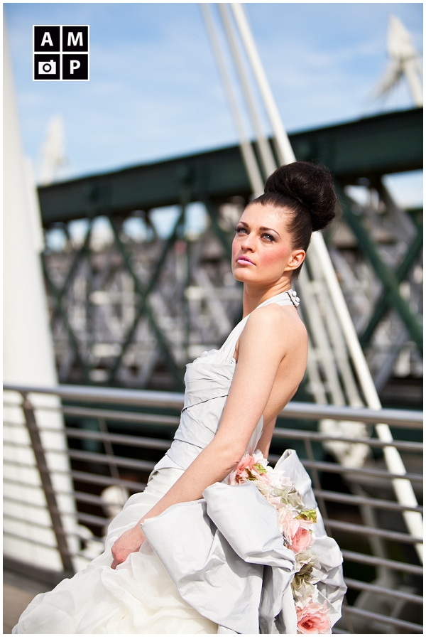 "Anneli Marinovich in London BRIDE Magazine Shoot"