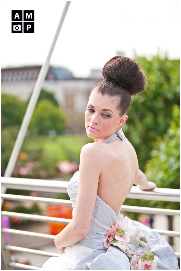 "Anneli Marinovich in London BRIDE Magazine Shoot"