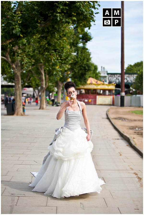 "Anneli Marinovich in London BRIDE Magazine Shoot"